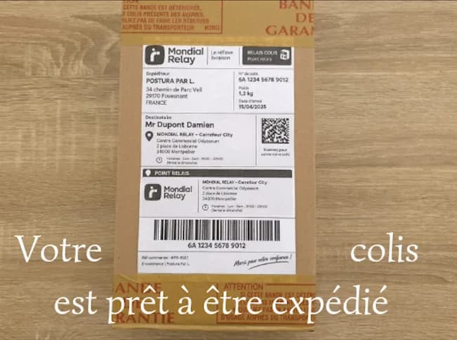 8. Votre colis est prêt à être expédié